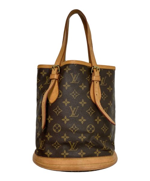 LOUIS VUITTON（ルイ ヴィトン）LOUIS VUITTON (ルイ ヴィトン) バケットPM/ショルダーバッグ ブラウンの古着・服飾アイテム