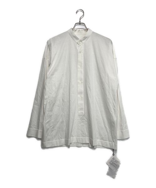 HOMME PLISSE ISSEY MIYAKE（オムプリッセ イッセイ ミヤケ）HOMME PLISSE ISSEY MIYAKE (オムプリッセ イッセイ ミヤケ) JERSEY SHIRT ホワイト サイズ:3 未使用品の古着・服飾アイテム