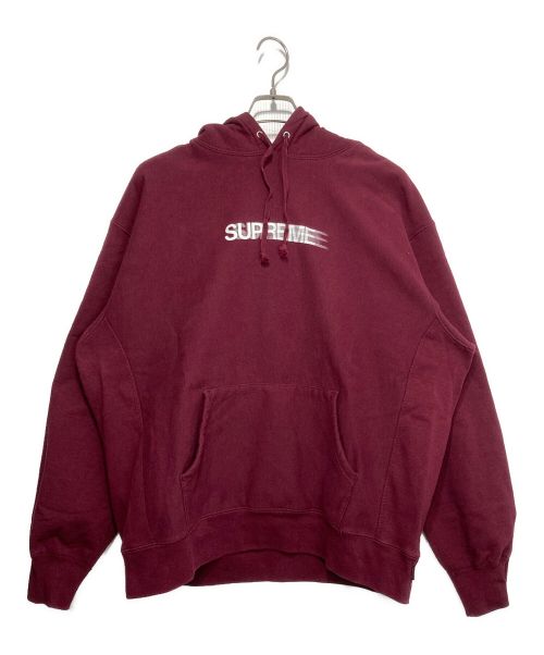 SUPREME（シュプリーム）Supreme (シュプリーム) Motion Logo Hooded Sweatshirt レッド サイズ:Lの古着・服飾アイテム