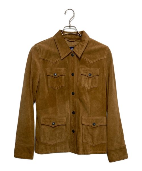 OLD GAP（オールドギャップ）OLD GAP (オールドギャップ) スエードレザージャケット ブラウン サイズ:Mの古着・服飾アイテム