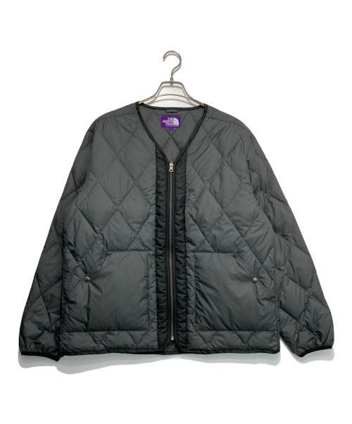 THE NORTHFACE PURPLELABEL（ザ・ノースフェイス パープルレーベル）THE NORTHFACE PURPLELABEL (ザ・ノースフェイス パープルレーベル) PLAS Field Down Cardigan グレー サイズ:Lの古着・服飾アイテム