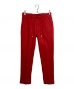 1piu1uguale3×giab’sウノ ピゥ ウノ ウグァーレ トレ×ジャブス）の古着「easy Italian trousers」｜レッド