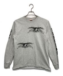 SUPREME（シュプリーム）の古着「ANTIHERO L/S LOGO Tee」｜グレー