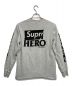 Supreme (シュプリーム) ANTIHERO L/S LOGO Tee グレー サイズ:M：6000円