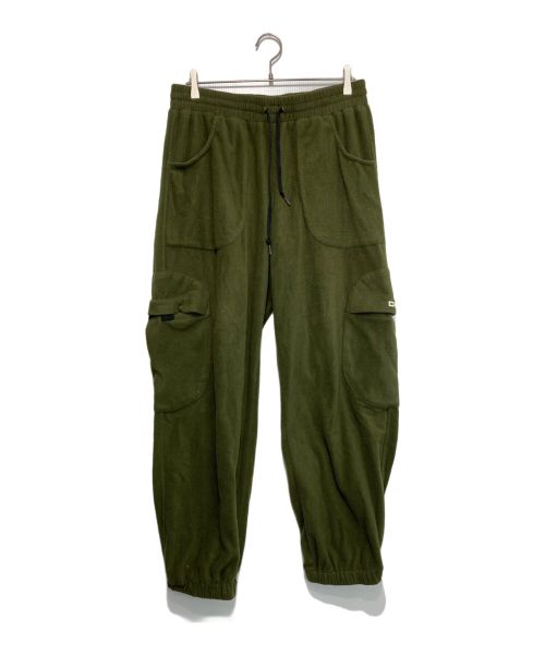 Dime（ダイム）Dime (ダイム) FLEECE ROUND CARGO PANTS カーキ サイズ:Ⅿの古着・服飾アイテム