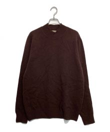 mars knitwear（マーズニットウェア）の古着「モックネックニット」｜ブラウン