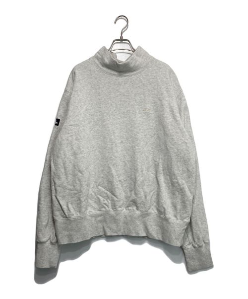 ballaholic（ボーラホリック）ballaholic (ボーラホリック) mock neck sweat グレー サイズ:Lの古着・服飾アイテム