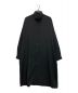 Yohji Yamamoto pour homme（ヨウジヤマモト プールオム）の古着「Long Blouse Wrinkled Gabardine」｜ブラック