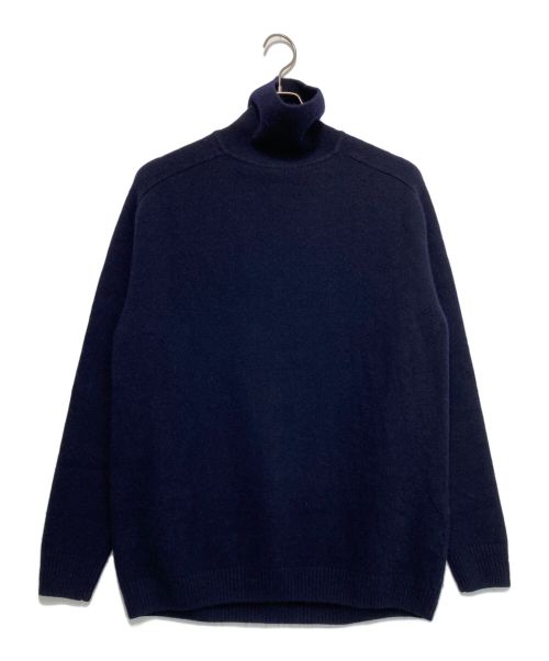 BATONER（バトナ―）BATONER (バトナ―) FLEECE WOOL TURTLE NECK ネイビー サイズ:2の古着・服飾アイテム