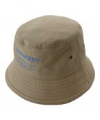 BURBERRY LONDONバーバリーロンドン）の古着「HORSEFERRY MOTIF BUCKET HAT」｜ベージュ