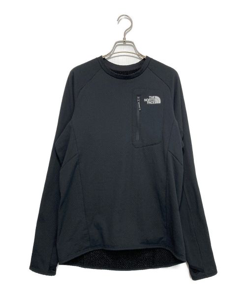 THE NORTH FACE（ザ ノース フェイス）THE NORTH FACE (ザ ノース フェイス) エクスペディション グリッド フリース クルー ブラック サイズ:Mの古着・服飾アイテム