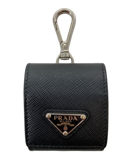 PRADA（プラダ）PRADA (プラダ) SAFFIANO TRAVEL Air Podsケース ブラックの古着・服飾アイテム