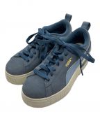 PUMAプーマ）の古着「MAYZE WEDGE SUEDE WNS EVENING SKY」｜ブルー