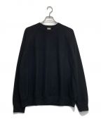 東洋エンタープライズトウヨウエンタープライズ）の古着「WASHBLE WOOL SUPER 140's RAGLAN CREW NECK SHIRT」｜ブラック