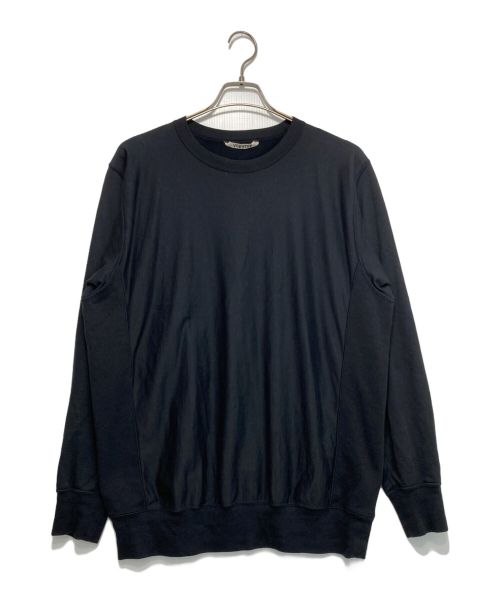 AURALEE（オーラリー）AURALEE (オーラリー) ELASTIC HIGH GAUGE SWEAT P／O ブラック サイズ:4の古着・服飾アイテム