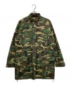 nonnativeノンネイティブ）の古着「TROOPER COAT COTTON RIPSTOP WITH WINDSTOPPERR 2L」｜オリーブ