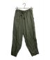 LIMI feu（リミフゥ）の古着「PRODUCT DYED TWILL WAIST ELASTIC PANTS」｜グリーン