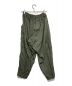 LIMI feu (リミフゥ) PRODUCT DYED TWILL WAIST ELASTIC PANTS グリーン サイズ:2：7000円