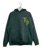 TAIN DOUBLE PUSHタイン ダブルプッシュ）の古着「DOUBLE PUSH HEAVY HOODIE」｜グリーン