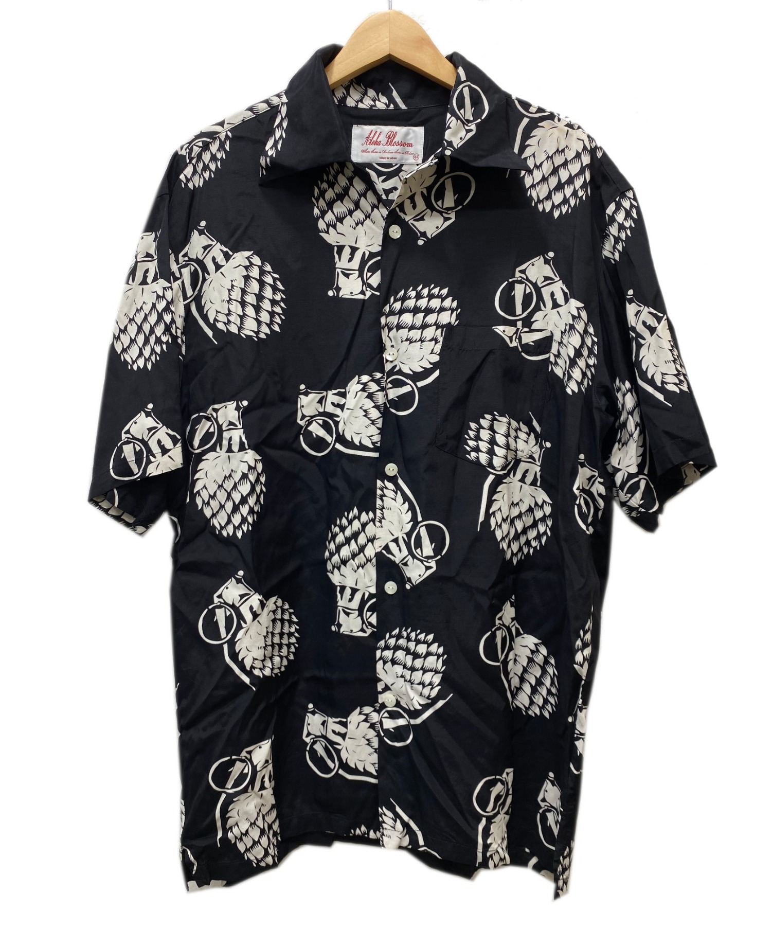 中古 古着通販 Nexusvii Aloha Blossom ネクサスセブン アロハブロッサム Hawaiian Shirts ブラック サイズ 44 Grenade 沖縄発ブランド ブランド 古着通販 トレファク公式 Trefac Fashion