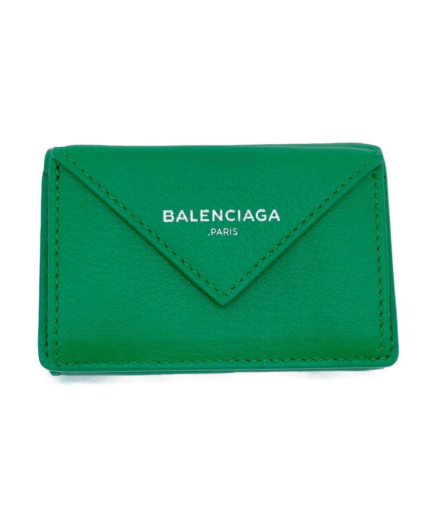 中古 古着通販 Balenciaga バレンシアガ ミニウォレット グリーン 3708 B 5322 ブランド 古着通販 トレファク公式 Trefac Fashion