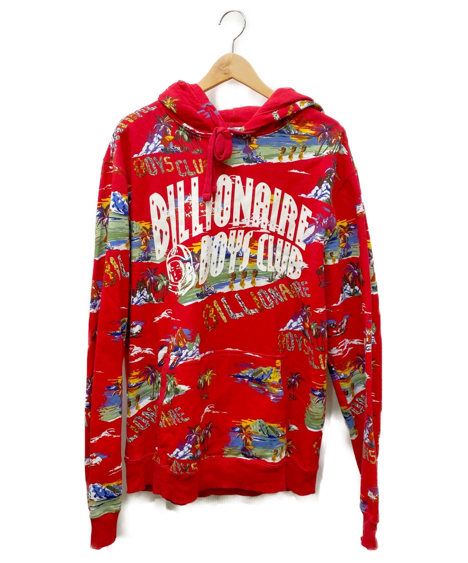 中古 古着通販 Billionaire Boys Club ビリオネアボーイズクラブ プルオーバーパーカー レッド サイズ Xl ブランド 古着通販 トレファク公式 Trefac Fashion