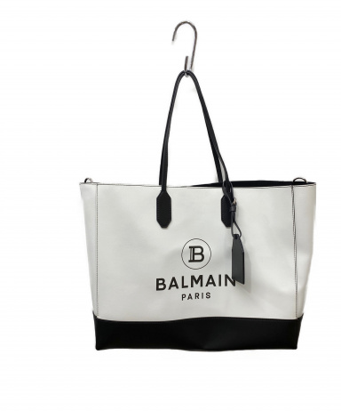 【中古・古着通販】BALMAIN (バルマン) 2WAYロゴトートバッグ