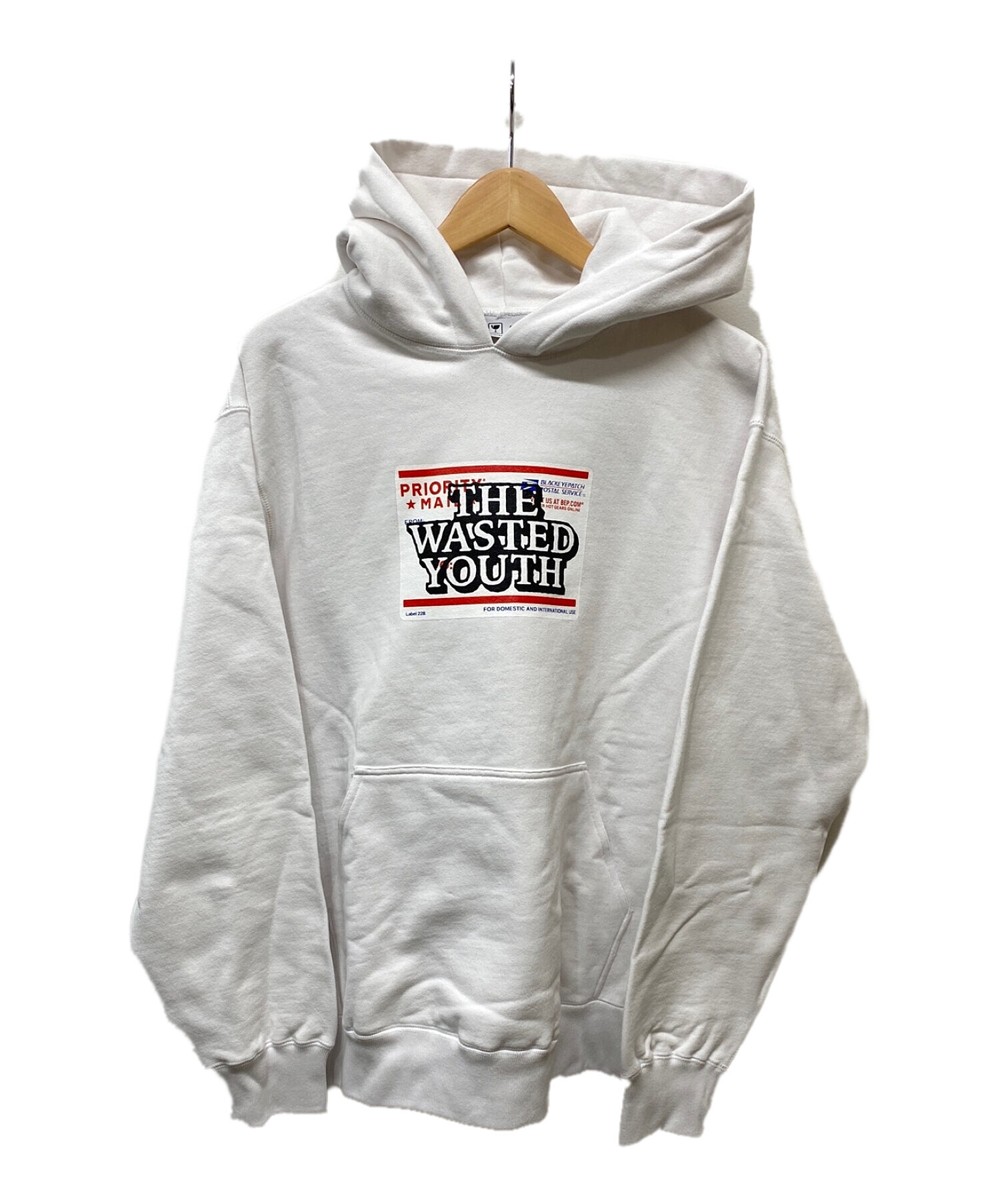 black eye patch wasted youth hoodie LS - その他