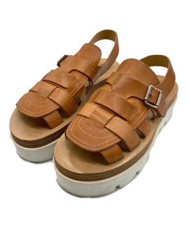 MM6 Maison Margiela◆6ロゴ ヒール サンダル イエロー 39