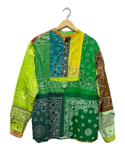 Children of the Discordance（チルドレン オブ ザ ディスコーダンス）Children of the Discordance (チルドレン オブ ザ ディスコーダンス) VINTAGE BANDANA PATCHWORK SHIRT マルチカラー サイズ:1の古着・服飾アイテム