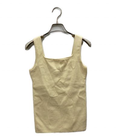 中古・古着通販】CLANE (クラネ) SQUARE TANK KNIT TOPS アイボリー