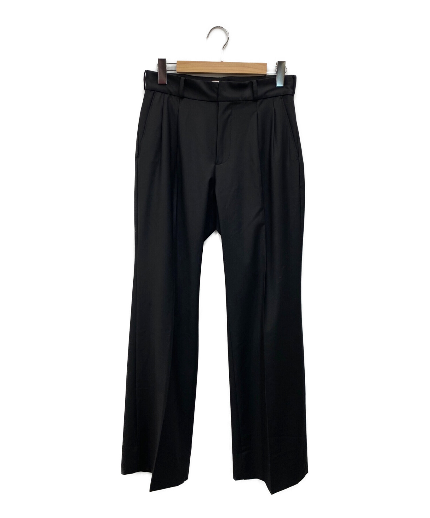 Apartment Three (アパートメントスリー) High-Waisted Flare Trousers ネイビー サイズ:2