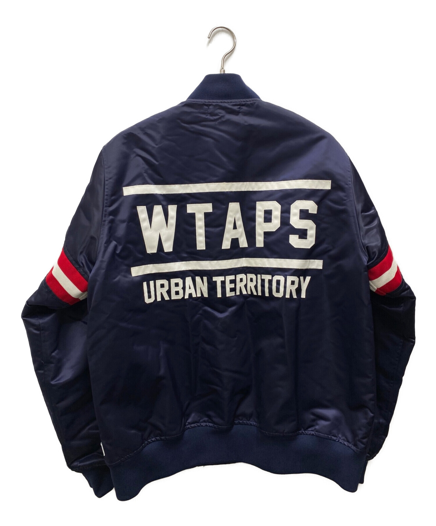 中古・古着通販】WTAPS (ダブルタップス) スタジャン ネイビー サイズ