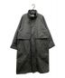 Graphpaper（グラフペーパー）の古着「DOUBLE FACE TWILL STAND COLLAR COAT」｜グレー