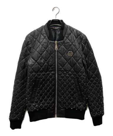 [中古]philipp plein(フィリッププレイン)のメンズ アウター・ジャケット スタッズレザージャケット