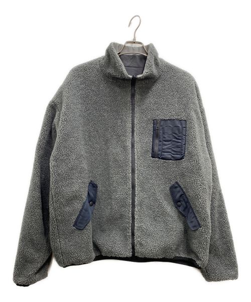 JOHN ELLIOTT（ジョン エリオット）JOHN ELLIOTT (ジョン エリオット) REVERSIBLE SAIL JACKET グレー サイズ:サイズ表記なしの古着・服飾アイテム