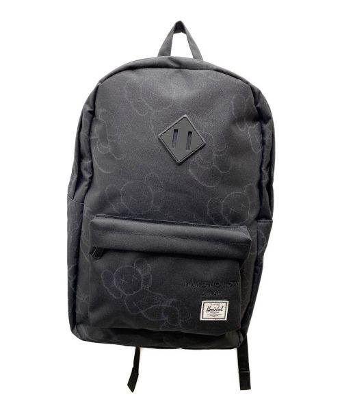 Herschel Supply（ハーシェルサプライ）Herschel Supply × KAWS (ハーシェルサプライ×カウズ) デイパック ブラックの古着・服飾アイテム