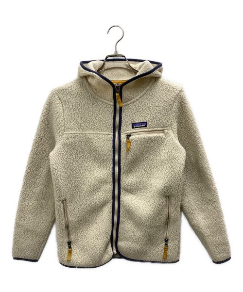 Patagonia（パタゴニア）Patagonia (パタゴニア) 19AW レトロ パイル フーディ フリース ボア ジャケット ベージュ サイズ:Sの古着・服飾アイテム