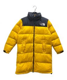 THE NORTH FACE（ザ ノース フェイス）の古着「LONG NUPTSE COAT」｜イエロー×ブラック