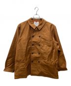 Le Sans Pareiル サン パレイユ）の古着「COTTON MOLESKIN TRADITIONAL COVERALL」｜ブラウン