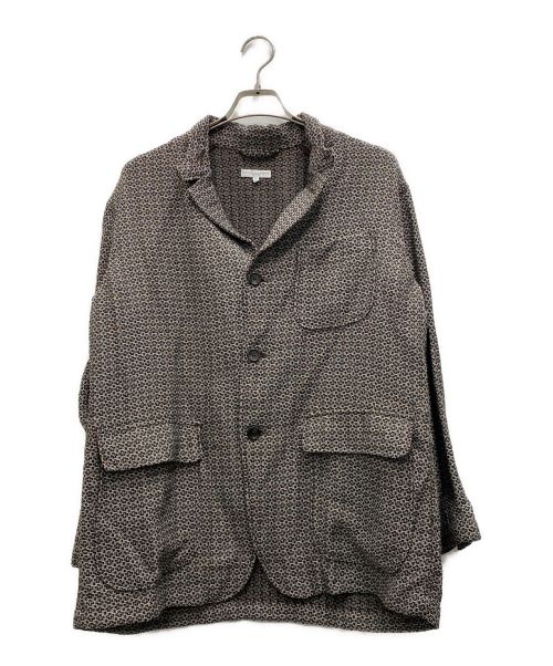 Engineered Garments（エンジニアド ガーメンツ）Engineered Garments (エンジニアド ガーメンツ) 総柄ジャケット ブラウン サイズ:Sの古着・服飾アイテム