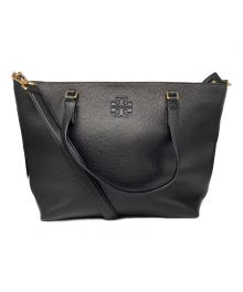 TORY BURCH（トリーバーチ）の古着「レザーバッグ」｜ブラック