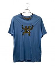 COACH (コーチ) Keith Haring (キースヘリング) 半袖カットソー ブルー サイズ:M