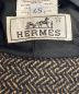 中古・古着 HERMES (エルメス) カシミヤ混ウールバケットハット ブラウン サイズ:57：25000円