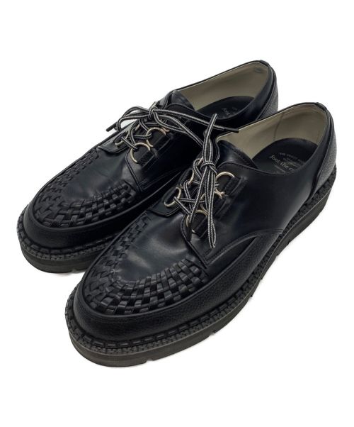 foot the coacher（フットザコーチャー）foot the coacher (フットザコーチャー) CHAOS D-RING SHOES BRAIDED ブラック サイズ:9の古着・服飾アイテム