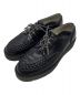 foot the coacher（フットザコーチャー）の古着「CHAOS D-RING SHOES BRAIDED」｜ブラック