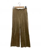 AURALEEオーラリー）の古着「ORGANIC COTTON VELOUR PANTS」｜ベージュ