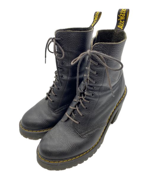 Dr.Martens（ドクターマーチン）Dr.Martens (ドクターマーチン) KENDRAチャンキーヒールブーツ ブラック サイズ:38の古着・服飾アイテム