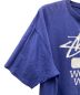 中古・古着 stussy (ステューシー) プリントカットソー ネイビー サイズ:XL：2980円