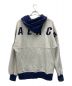 PALACE (パレス) ジップパーカー ネイビー×グレー サイズ:M：5800円